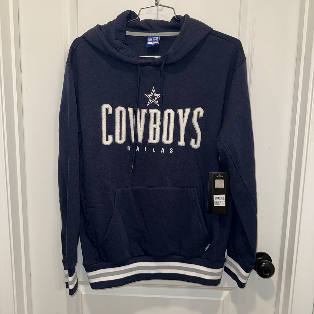 NFL Ultra Game Dallas Cowboys Hoodie Mens M Blue NFL Officially Licensed NWT $85 - Picture 2 of 6